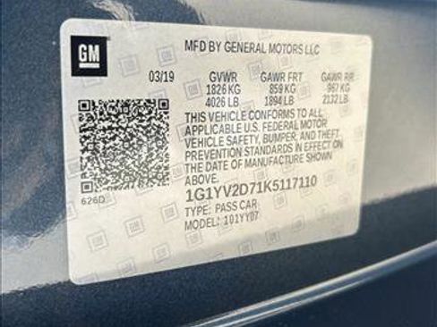 Used 2019 Chevrolet Corvette Grand Sport w/ Carbon Flash Badge Package image 22