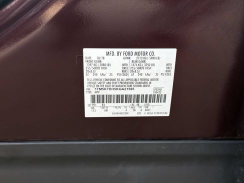 Used 2019 Ford Explorer XLT w/ Equipment Group 202A FWD image 36