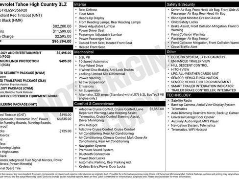 New 2025 Chevrolet Tahoe High Country image 11