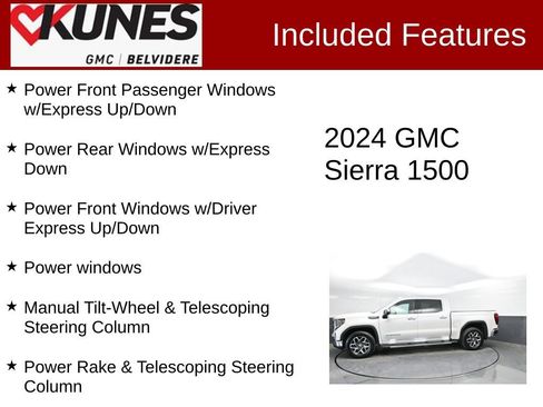 Used 2024 GMC Sierra 1500 SLT w/ SLT Premium Package AWD/4WD image 3