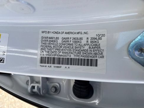 Certified 2021 Honda Accord Touring image 17
