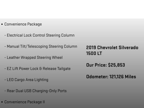 Used 2019 Chevrolet Silverado 1500 LT w/ Convenience Package AWD/4WD image 36