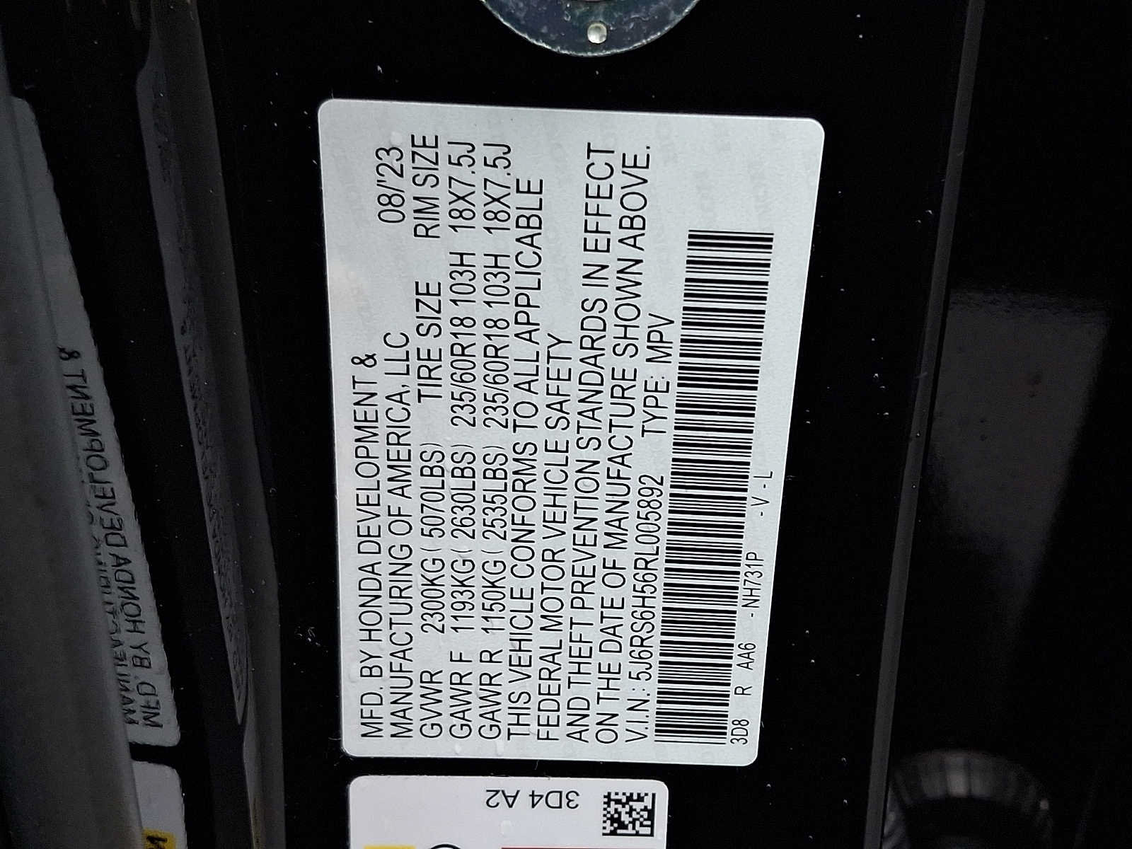 Certified 2024 Honda CR-V Sport image 27