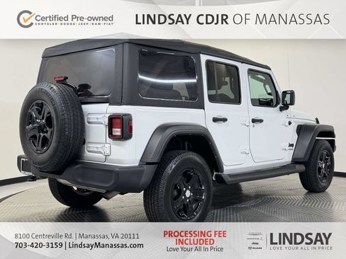 Certified 2022 Jeep Wrangler Unlimited Sport AWD/4WD image 9