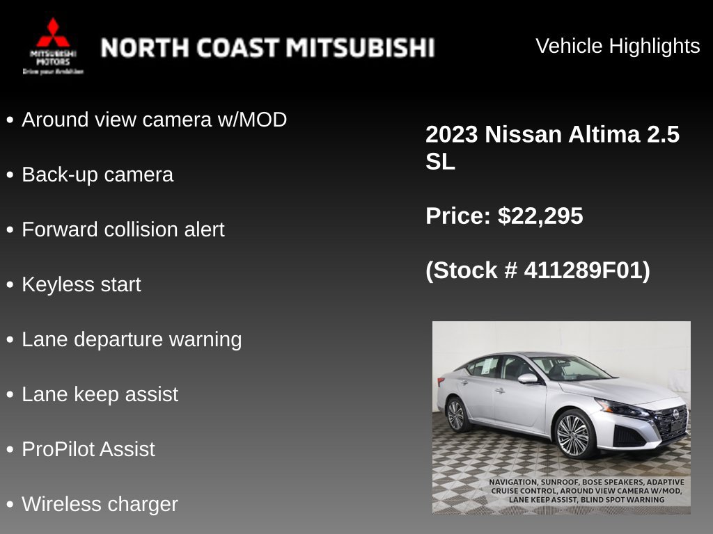 Used 2023 Nissan Altima 2.5 SL AWD/4WD image 2