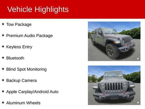 Used 2021 Jeep Gladiator Rubicon AWD/4WD image 2