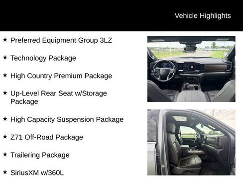 Certified 2023 Chevrolet Silverado 1500 High Country w/ High Country Premium Package AWD/4WD image 12