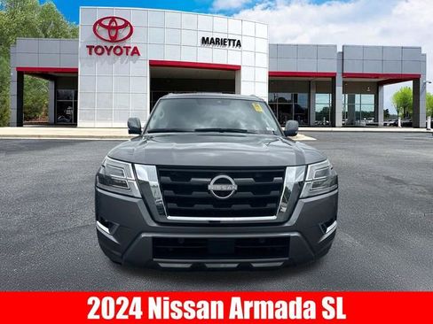 Used 2024 Nissan Armada SL w/ Captain's Chairs Package AWD/4WD image 2