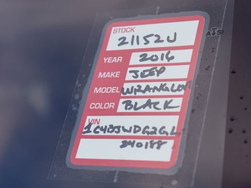 Used 2016 Jeep Wrangler Unlimited Sport w/ Quick Order Package 24S image 36