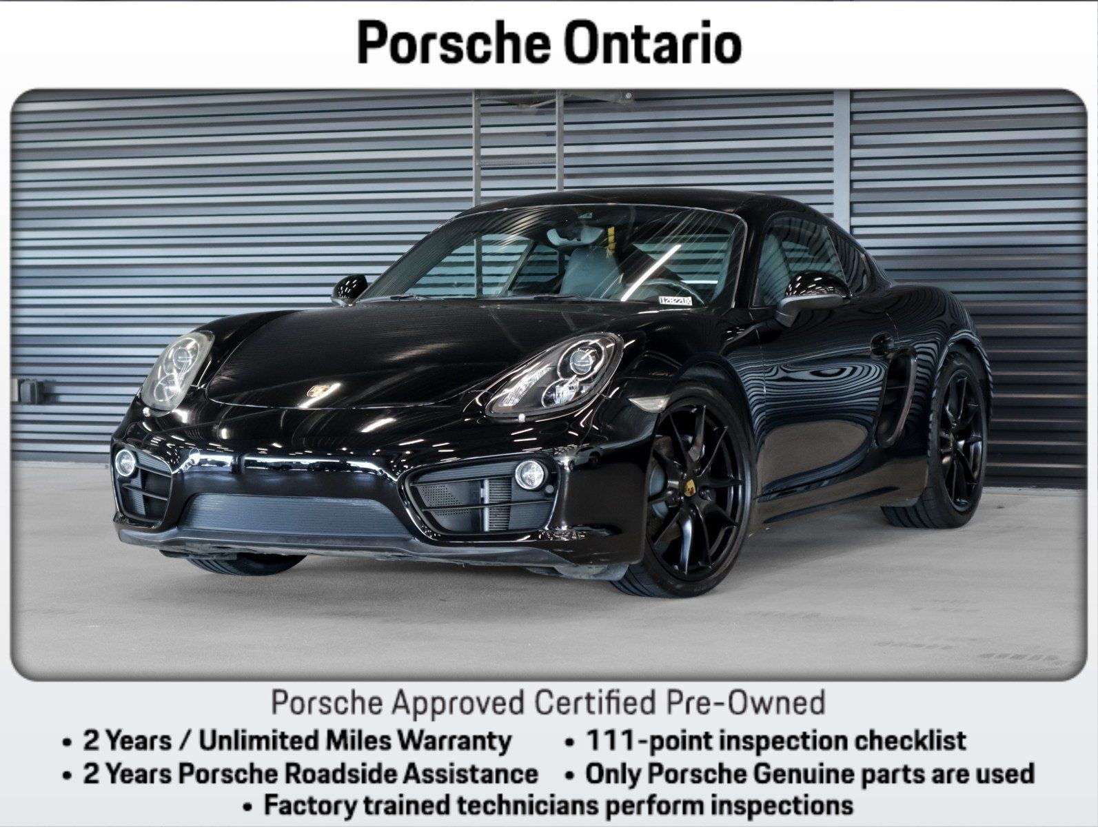 Certified 2016 Porsche Cayman RWD image 1