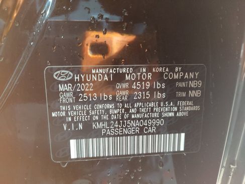 Used 2022 Hyundai Sonata Blue FWD image 33