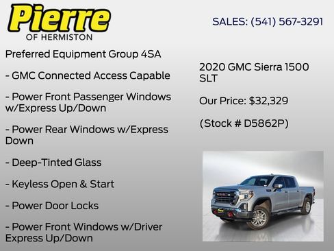 Used 2020 GMC Sierra 1500 SLT w/ SLT Premium Plus Package image 6