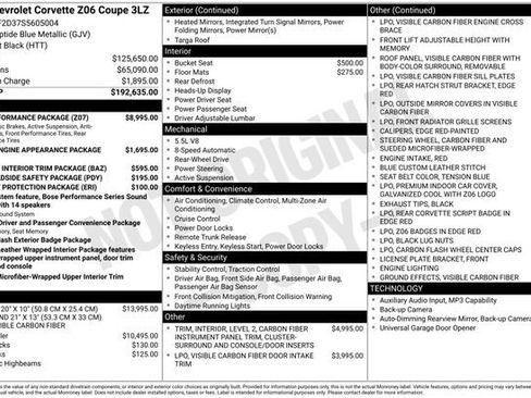 Used 2025 Chevrolet Corvette Z06 w/ Z07 Performance Package image 23