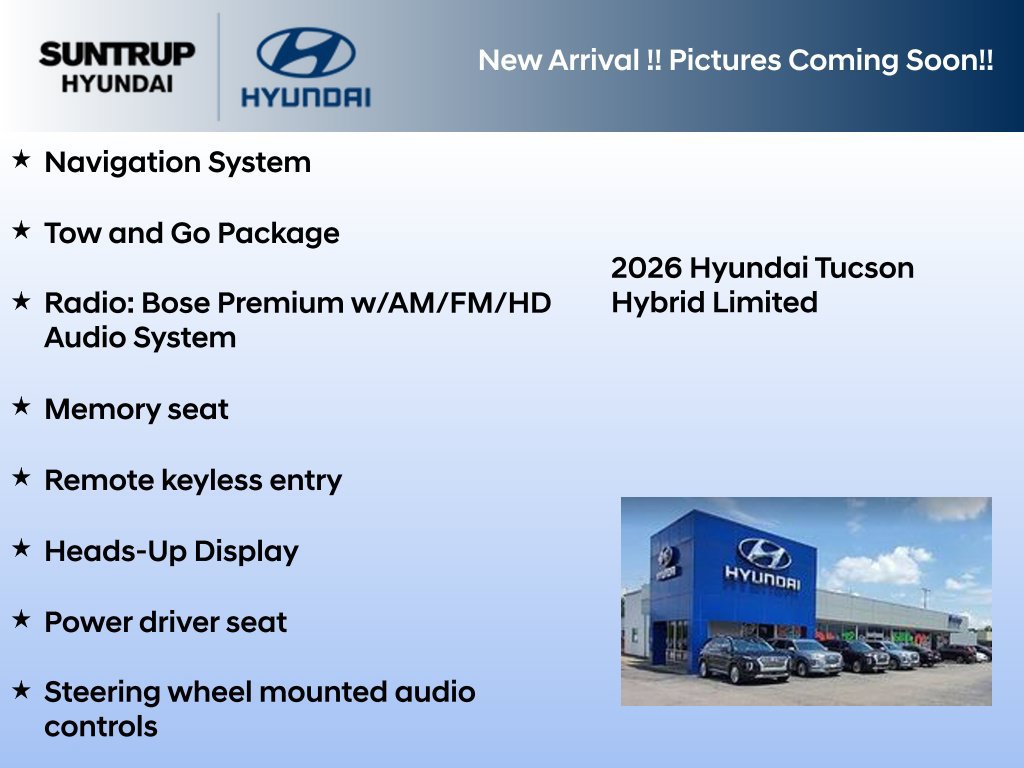 New 2026 Hyundai Tucson Limited w/ Tow & Go Package AWD/4WD image 2