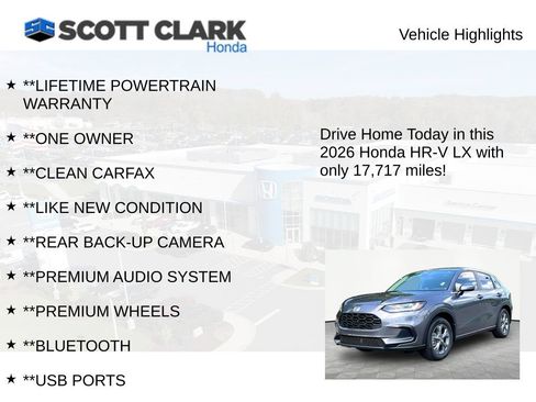 Used 2026 Honda HR-V LX image 11