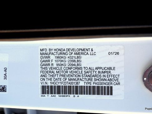 New 2026 Honda Accord LX image 17