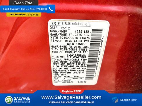 Used 2013 Nissan Rogue S w/ Special Edition Pkg image 4