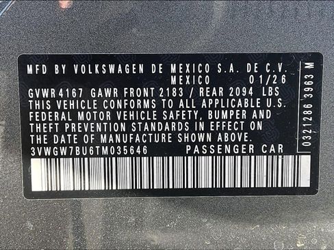 New 2026 Volkswagen Jetta SEL FWD image 17