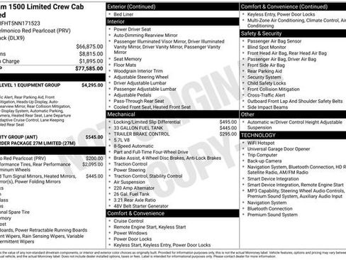 Used 2022 RAM 1500 Limited AWD/4WD image 32