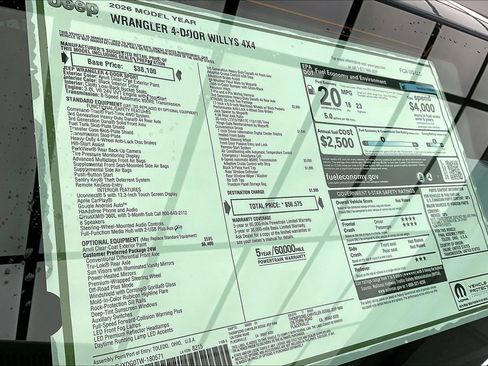 New 2026 Jeep Wrangler Willys image 21