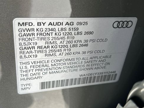 New 2025 Audi Q3 2.0T Premium image 26