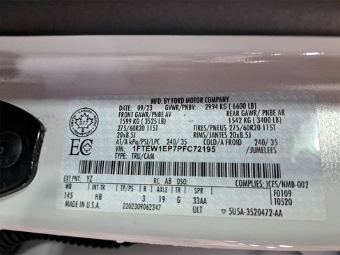 Used 2023 Ford F150 Lariat w/ Equipment Group 502A High image 34