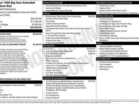 Used 2022 RAM 1500 Big Horn w/ Night Edition AWD/4WD image 9