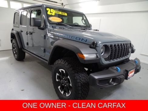 Certified 2025 Jeep Wrangler Unlimited Rubicon 4xe w/ Convenience Group AWD/4WD image 1