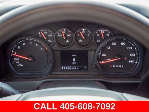 Used 2025 Chevrolet Silverado 1500 Custom w/ Turbomax Blackout Package AWD/4WD image 37