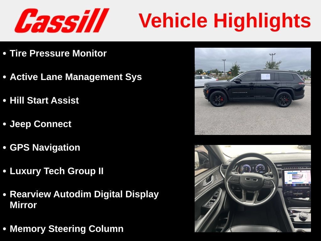 Used 2023 Jeep Grand Cherokee L Limited w/ Luxury Tech Group II AWD/4WD image 21
