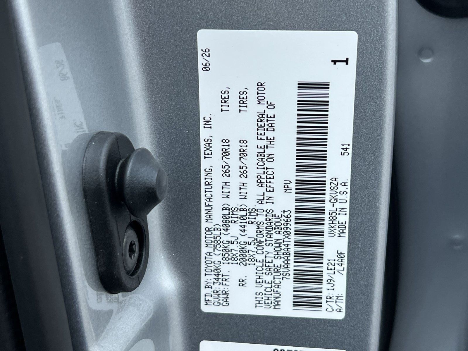 New 2026 Toyota Sequoia SR5 AWD/4WD image 32