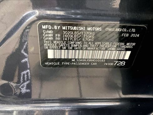 Used 2024 Mitsubishi Mirage ES FWD image 34