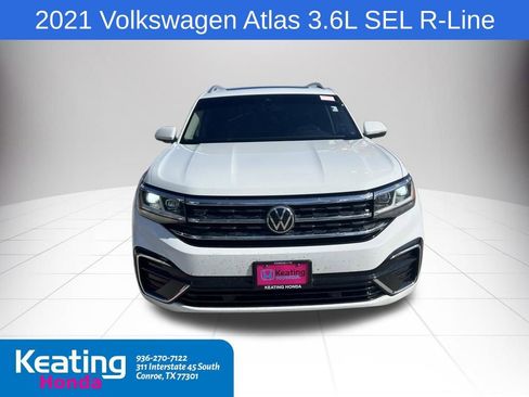 Used 2021 Volkswagen Atlas SEL R-Line FWD image 2
