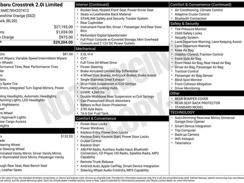 Used 2019 Subaru Crosstrek 2.0i Limited image 3