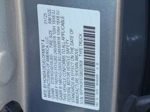 Used 2025 Honda Ridgeline RTL image 33