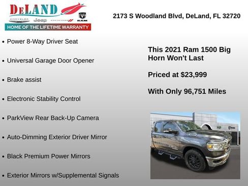 Used 2021 RAM 1500 Big Horn image 19