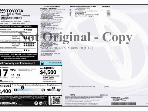 Used 2021 Toyota 4Runner Venture image 4