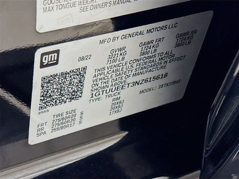 Certified 2022 GMC Sierra 1500 AT4 w/ AT4 Preferred Package image 31