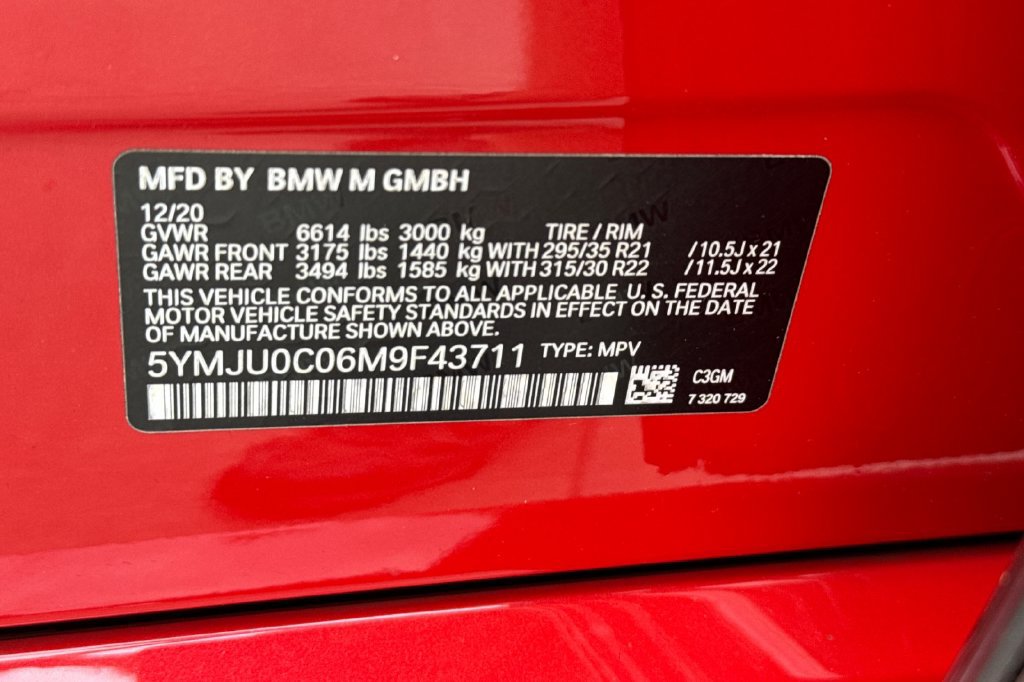 Used 2021 BMW X5 M w/ Competition Package AWD/4WD image 37