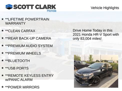 Used 2021 Honda HR-V Sport image 3