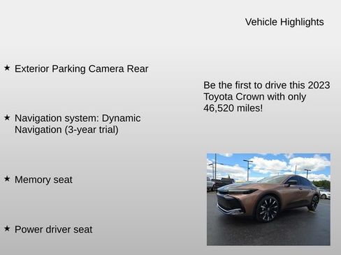 Used 2023 Toyota Crown Platinum AWD/4WD image 7