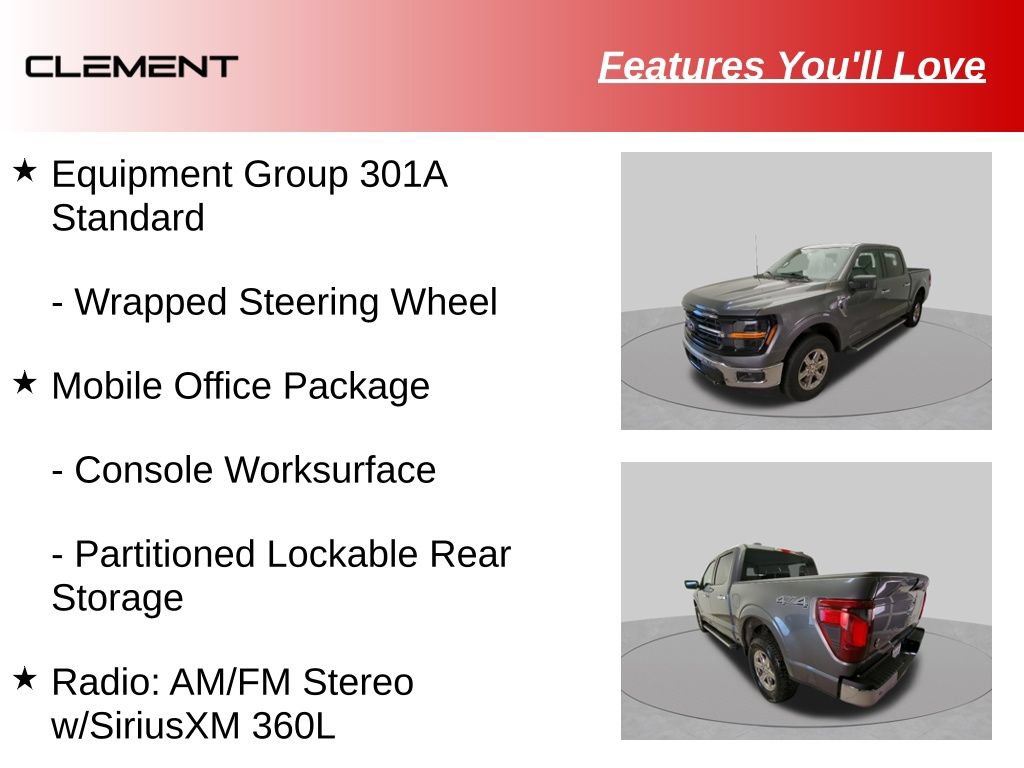 Used 2025 Ford F150 XLT w/ Equipment Group 301A Standard AWD/4WD image 29