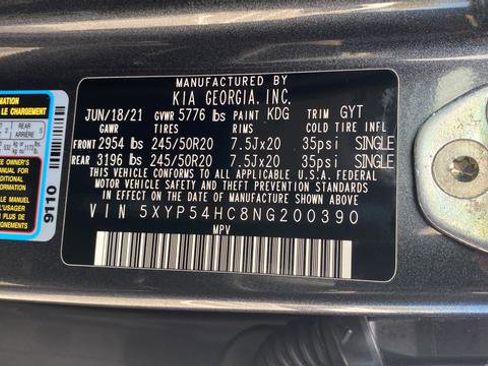 Certified 2022 Kia Telluride SX w/ Towing Package FWD image 45