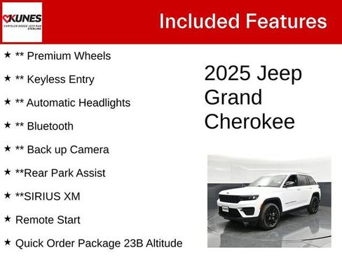 Used 2025 Jeep Grand Cherokee Altitude AWD/4WD image 5