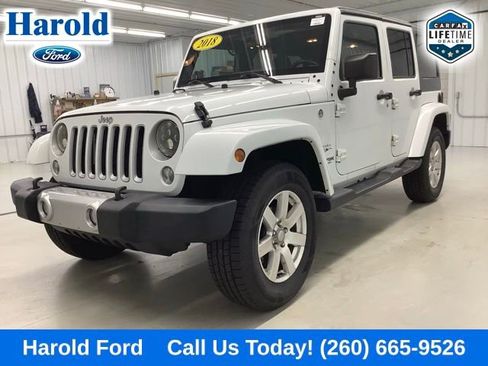 Used 2018 Jeep Wrangler Unlimited Sahara w/ Dual Top Group image 3