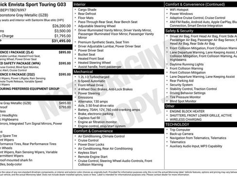 New 2026 Buick Envista Sport Touring w/ Convenience I Package image 43