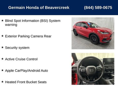 Certified 2025 Honda HR-V Sport image 10