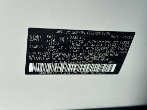 Used 2025 Subaru Outback Wilderness AWD/4WD image 28