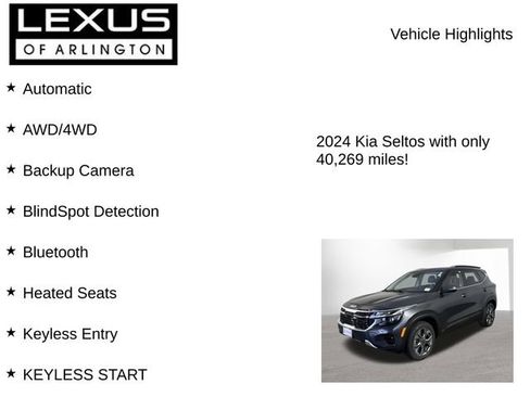 Used 2024 Kia Seltos S AWD/4WD image 7