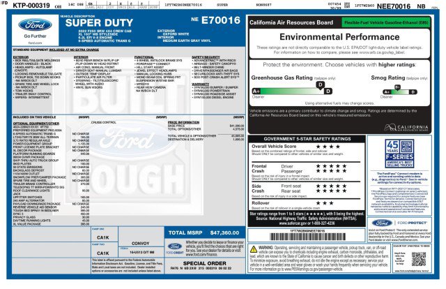 Used 2022 Ford F250 XL w/ Power Equipment Group AWD/4WD image 3